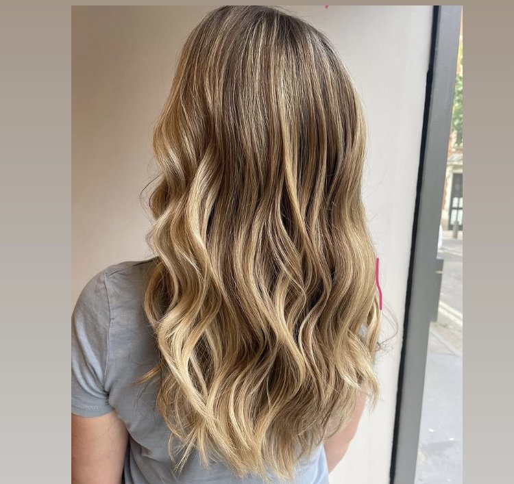 Sun-kissed balayage