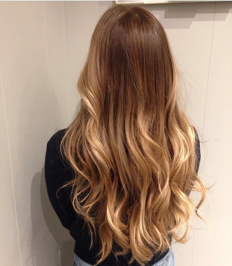 Warm balayage